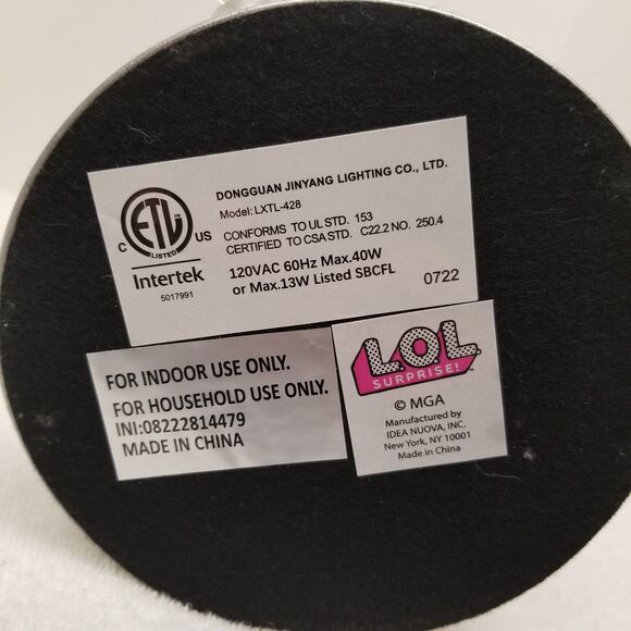 Shine Brite LOL stick table lamp 15 inches tall - Picture 8 of 12